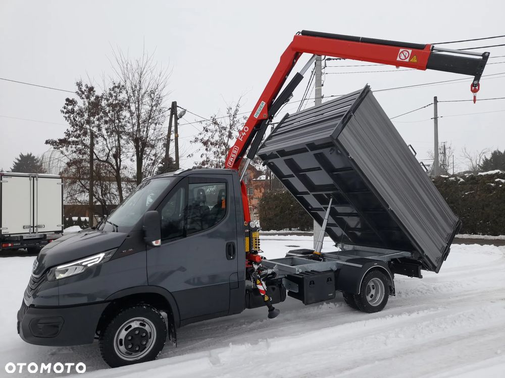 Iveco 50c16 50c18 dmc 3,5t silnik 3.0 HDS dzwig żuraw FASSI f40 WYWROTKA kiper skrzynia - NOWY- Polski salon - 20