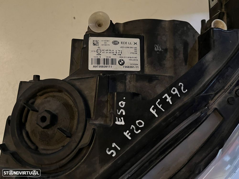 Bmw 1 F20 F21 FAROL RESTYLE ESQUERDO - FF792 - 8
