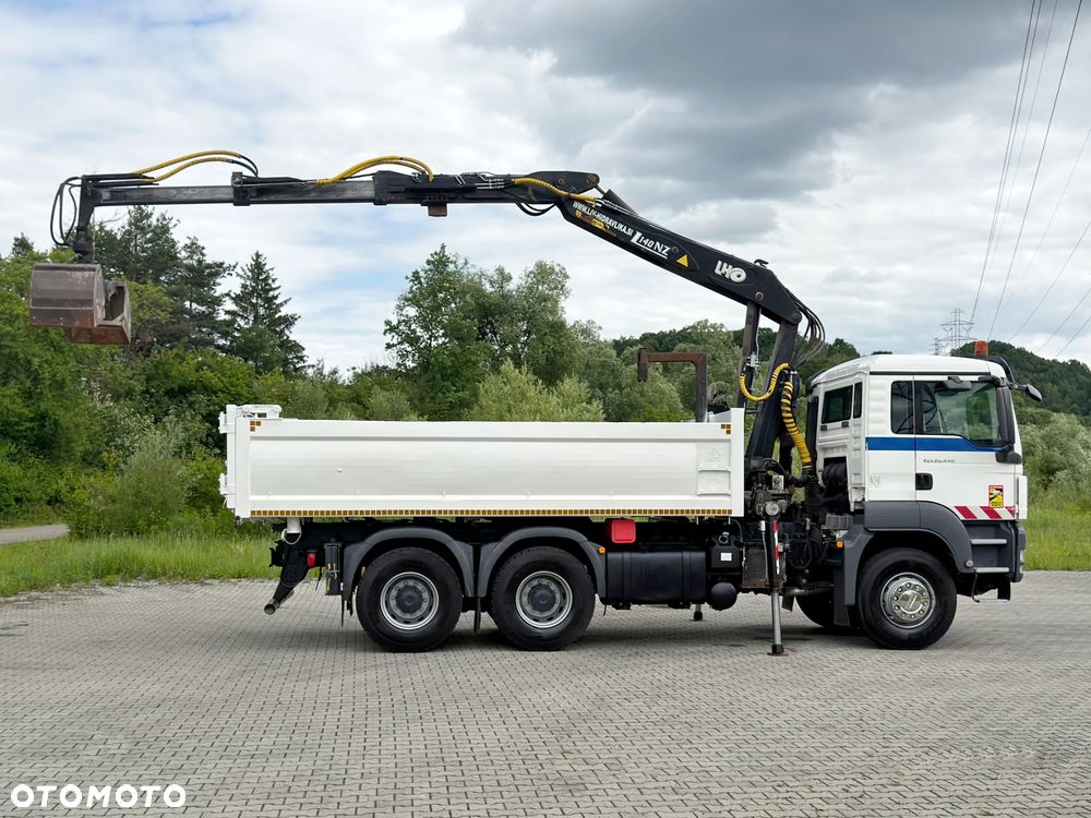 MAN TGS 26.440 * WYWROTKA 5,20 m + BORDMATIC + LHO L140 NZ * 6x4 * STAN BDB - 6