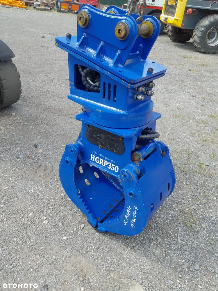 Chwytak hydrauliczny obrotowy sortujący wyburzeniowy kleszcze fi40mm, fi55mm obrotu 171kg. NOWE!!! - 8