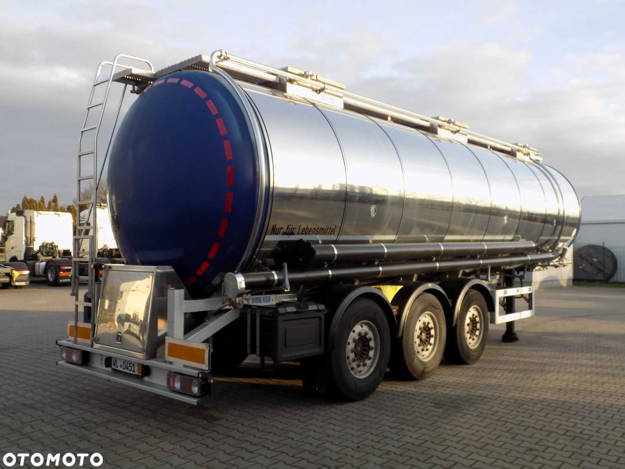 Feldbinder CYSTERNA 34000l/3 komory/webasto/ - 2