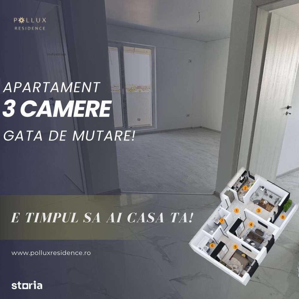 3 camere Pollux Residence - STB acces metrou Lujerului — fotografia 1