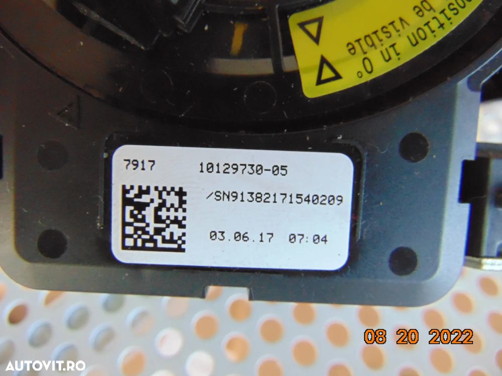 Bloc semnalizare stetgatoare Alfa Romeo Stelvio 2015-2023 spirala volan manete padele senzor unghi - 6