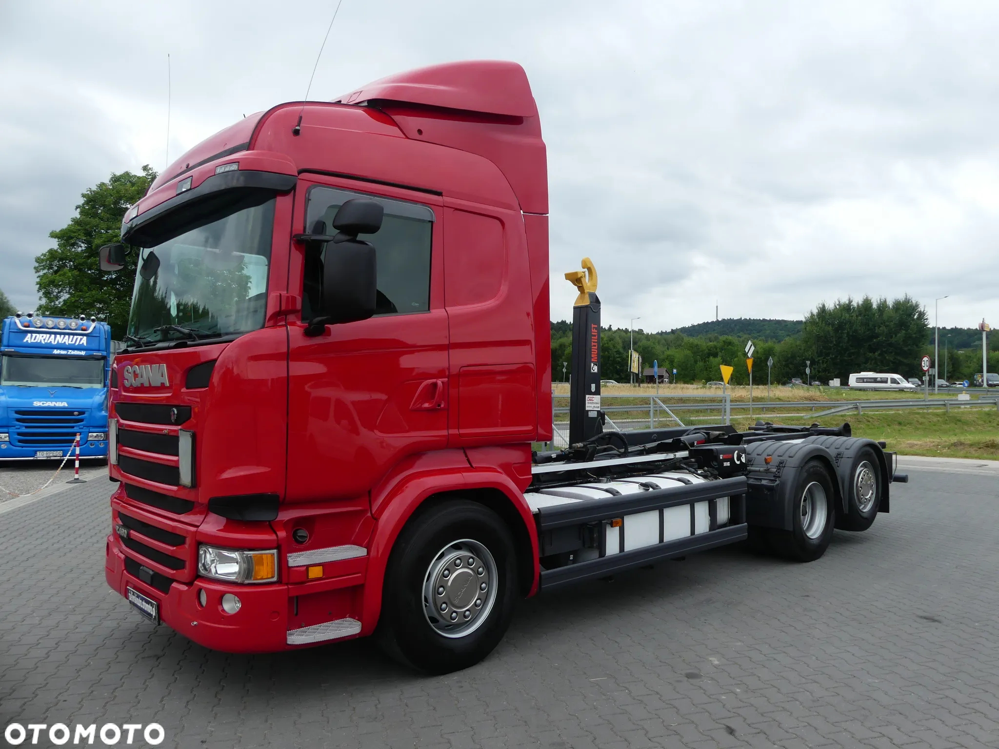Scania R 490 / 6x2 / HAKOWIEC / HIAB MULTILIFT / RETARDER / EURO 6 / - 7