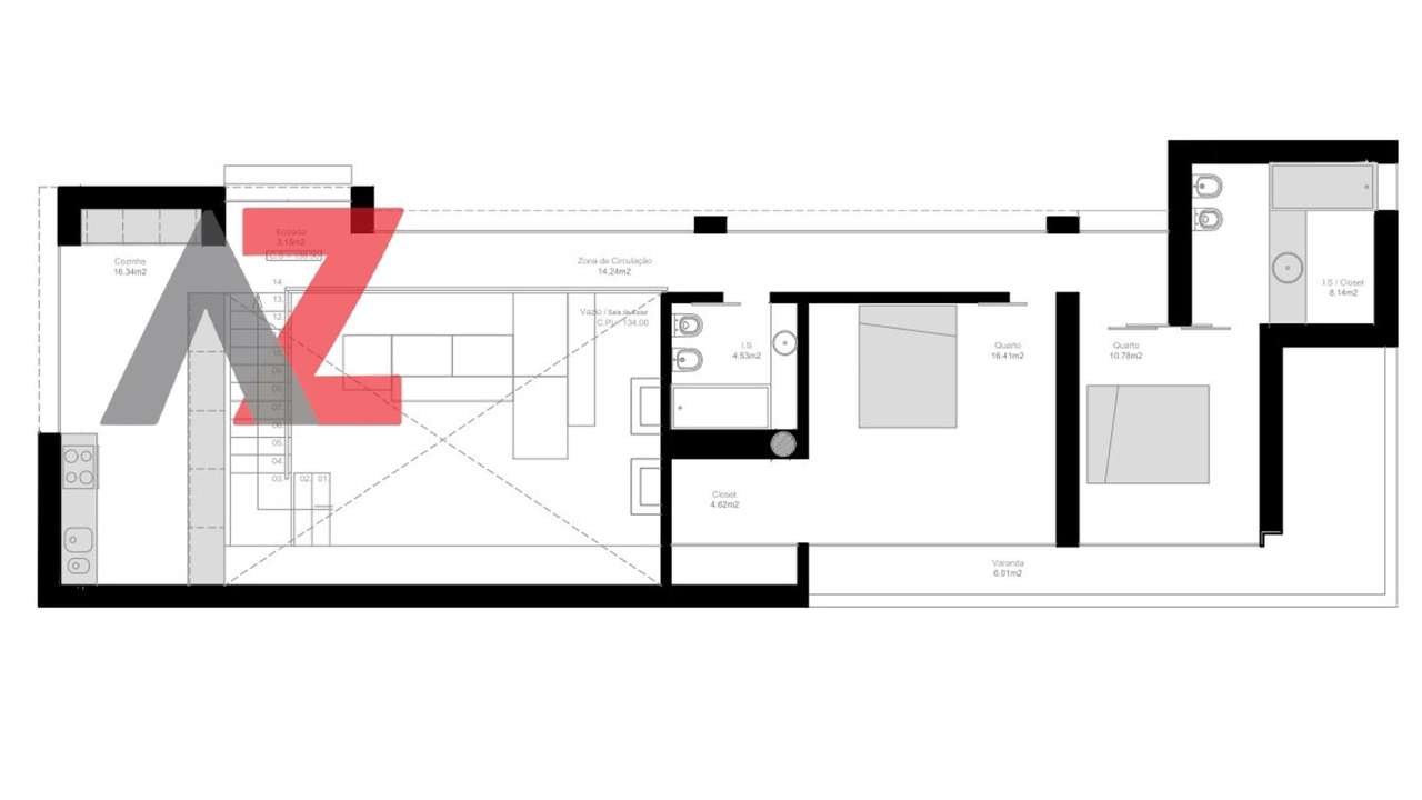 Lote 600 m2 com projeto aprovado para Construção - Grande imagem: 4/19