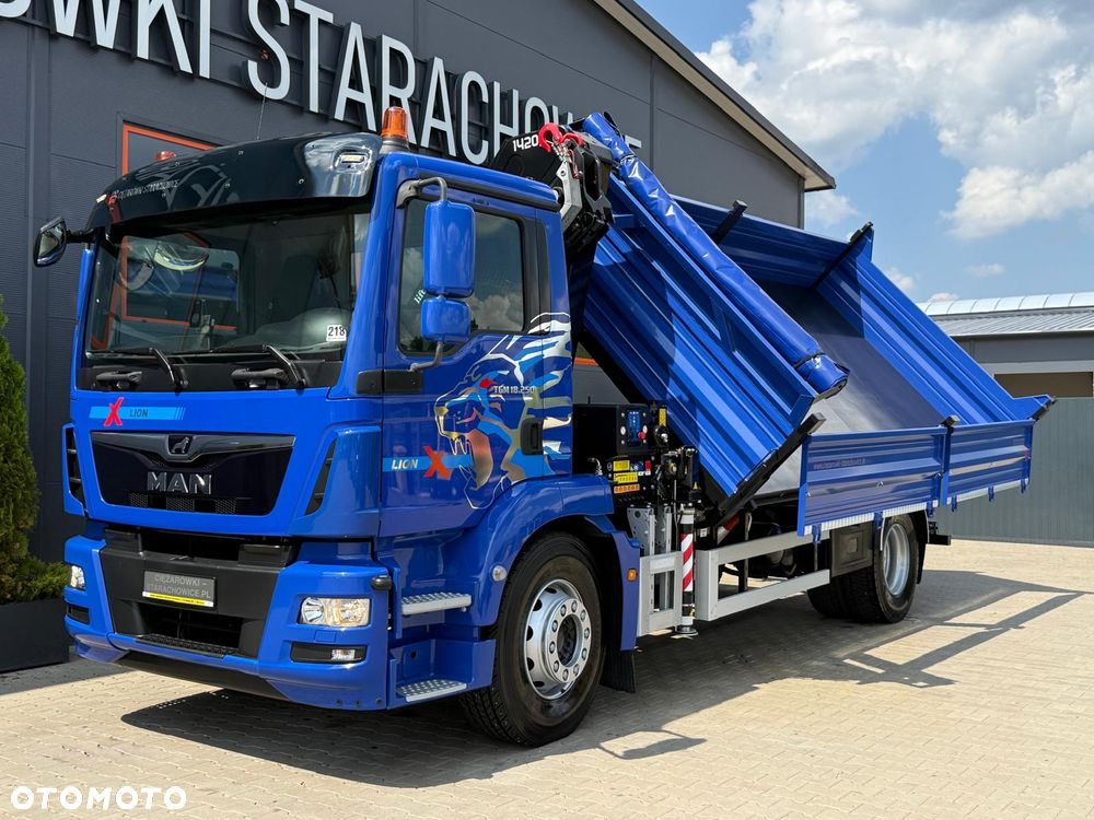 MAN TGM TGL TGS 18.250 // E6 // Klimatyzacja //  wywrotka + HDS HMF z pilotem // 4x2 // budowlanka // kiper wywrot żuraw dzwig kran crane - 20