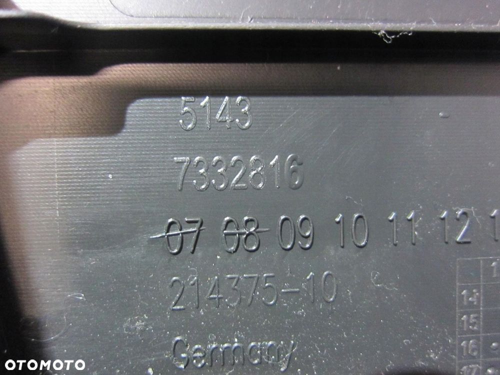 BMW X1 F48 ZESTAW PODSUFITKI OSŁONY UCHWYTY CZARNE DASZKI SŁUPKI 8065553 - 15