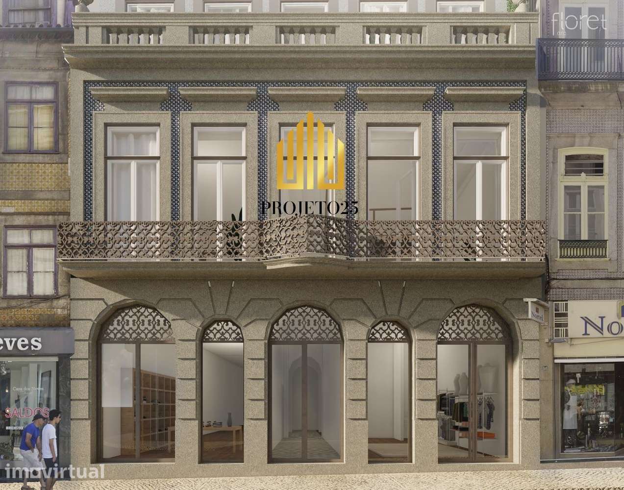 T1 Novo Com Terraço e Varanda Junto à Avª dos Aliados e ao Bolhão. - Grande imagem: 2/18