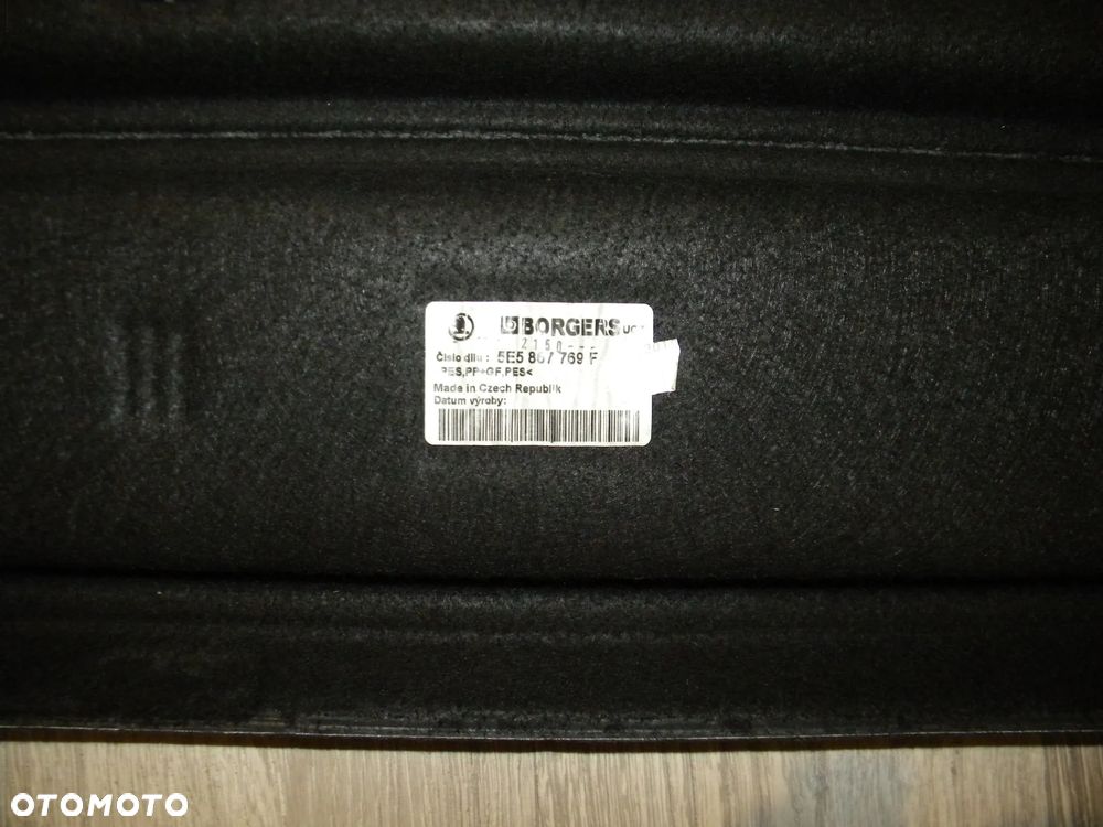 IDEALNA PÓŁKA ŻALUZJA BAGAŻNIKA SKODA OCTAVIA III 3 15-21r FV 5E5867769F - 10