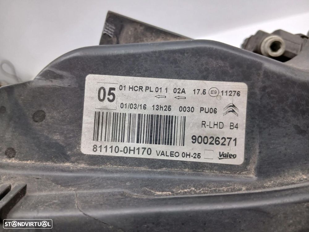 Ótica / farol direita CITROËN C1 II - 6