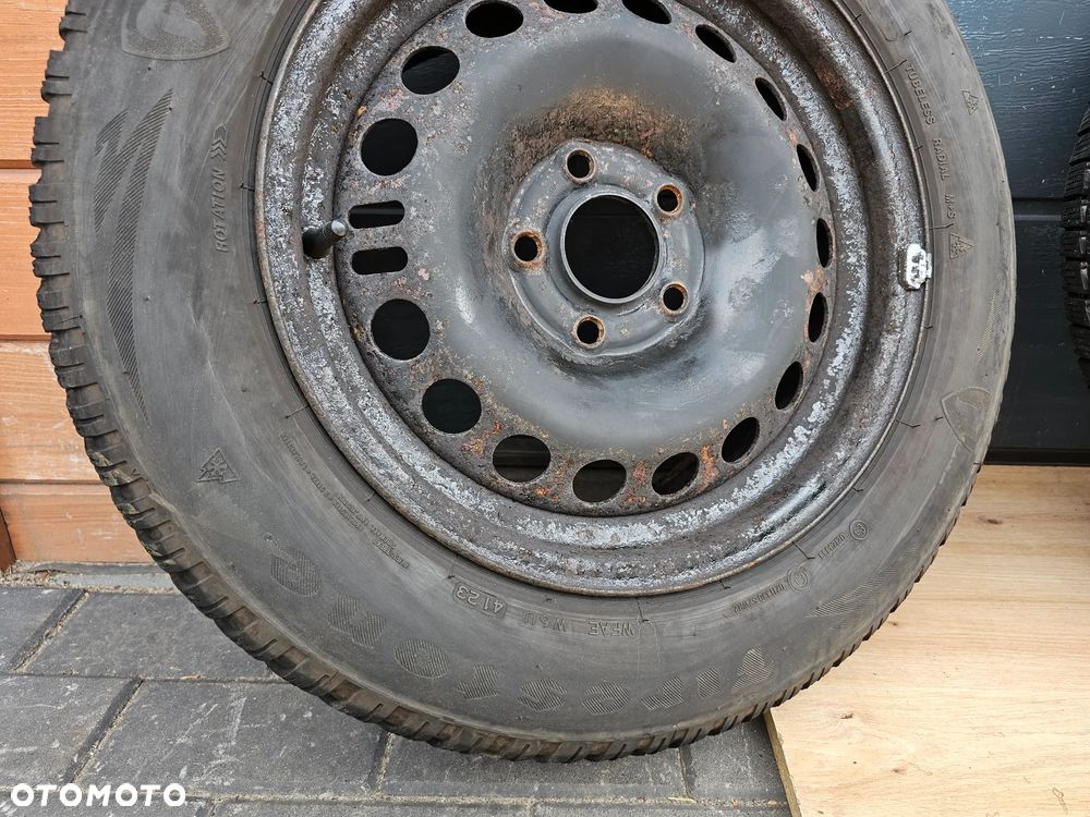 KOŁA FELGI STALOWE 15 OPONY ZIMOWE OPEL VECTRA C SIGNUM ASTRA H MERIVA B ZAFIRA A B 5x110 ET35 6,5J 195/65/15 - 15