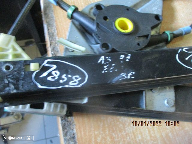 Elevador Sem Motor 8L3837397 AUDI A3 8L FASE 1 1997 1.8I 125CV 3P CINZA FE - 2