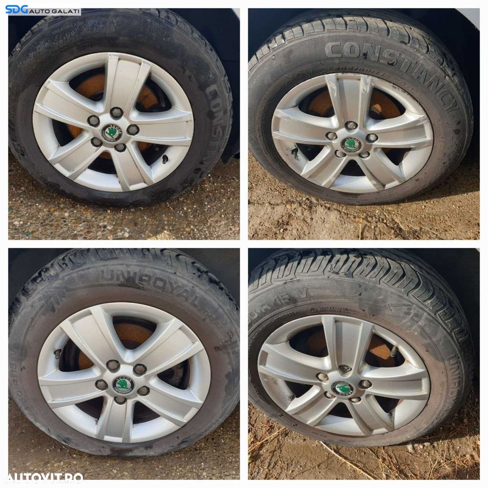 Set 4 Jante Roti Aliaj 205 60 15 R15 5x112 Volkswagen Golf 5 2004 - 2008 [C4019] - 1