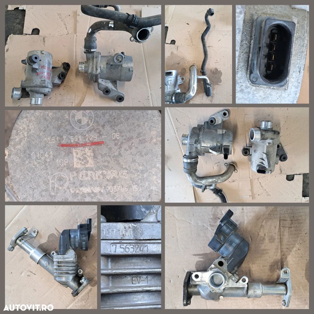 Anexe motor N43 bmw 116i alternator rampa injectoare injectoare pompa vacuum pompa inalta presiune clapeta acceleratie compresor pompa apa instalatie electrica motor - 6