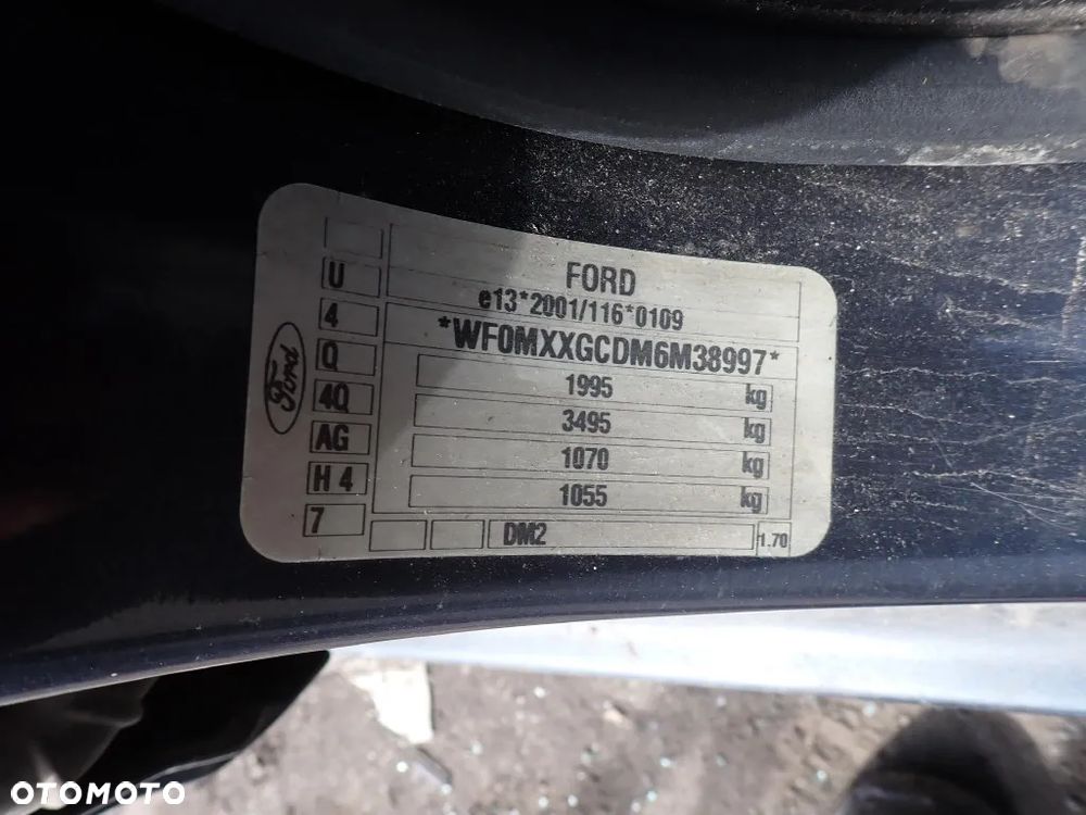 CZĘŚCI - Ford Focus c-max 1,8TDCI  85kW 115KM LAKIER H4 2006r. index - 9532 - 13