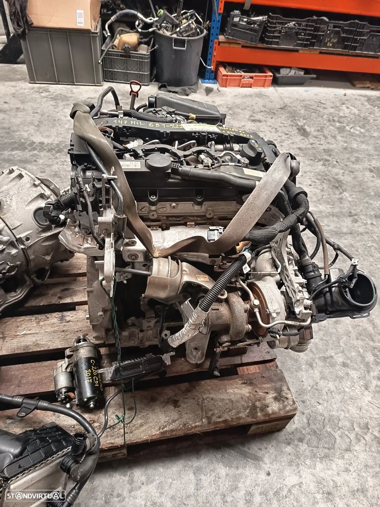 Motor Mercedes C220 W205 2.2 cdi Ref: 651 921 - 7