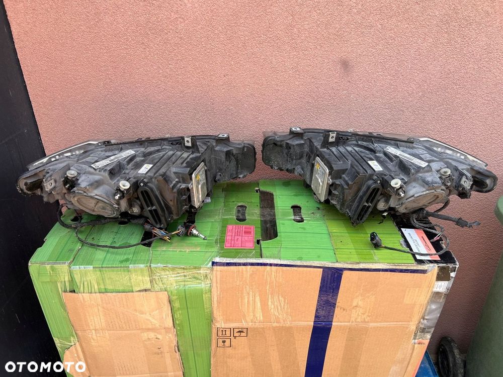 Lampa przednia BMW 3 F30 F31 XENON NIESKRĘTNE KOMPLET EUROPA ORYGINALNE ZKW - 4