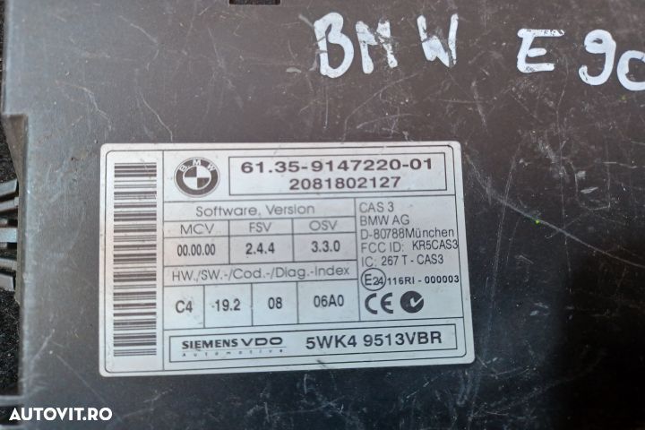 Modul confort 9147220 9147220-01 9147220 9147220-01 BMW Seria 3 E90 [ - 3