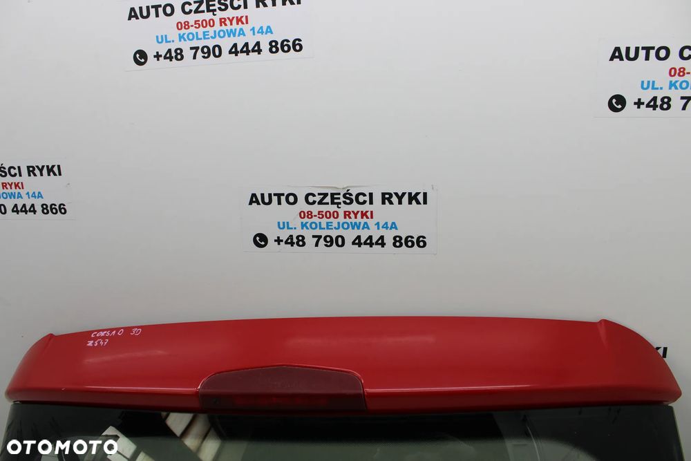 Opel Corsa D Klapa Bagażnika Z547  3D - 4