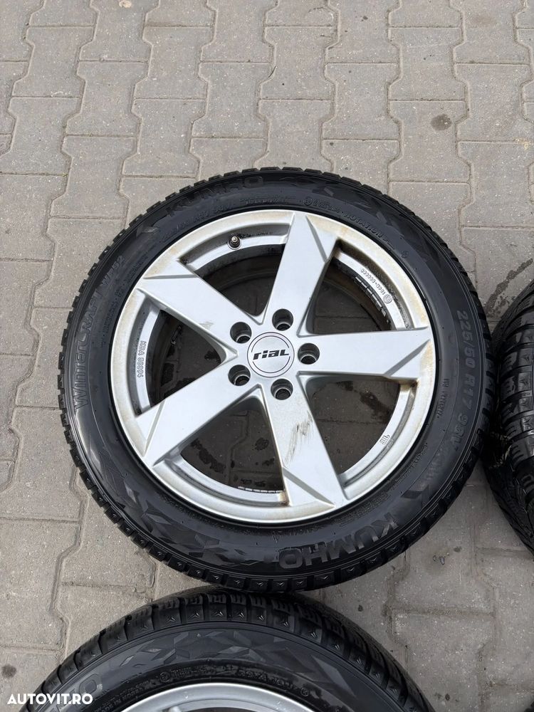Set Jante/Set roti Audi A4 B9 225/50/17 cauciucuri KUMHO - 6