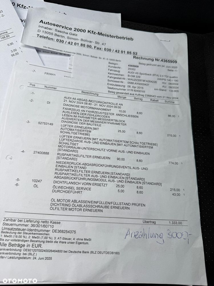 Audi A5 Sportback 2.0 TDI S tronic sport - 29