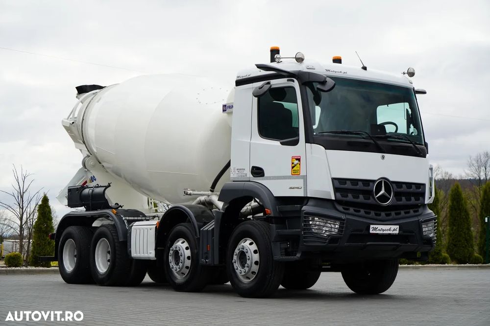 Mercedes-Benz AROCS 3240 / 9M3 BETONIERĂ / 8x4 / BETONIERĂ / AUTOMATĂ / EURO  6 - 1