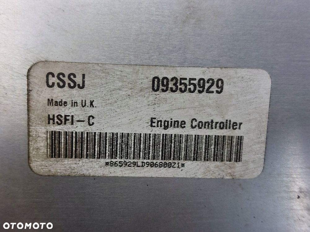 ZESTAW STARTOWY OPEL ASTRA G 1.6 16V CSSJ 09355929 - 2