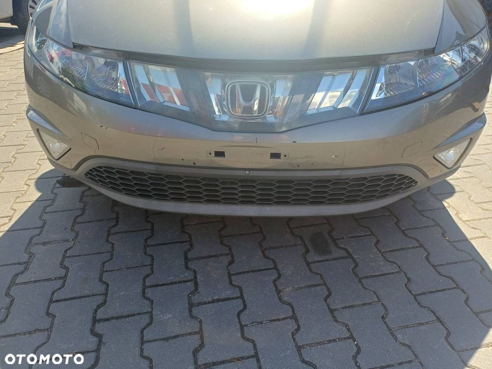 KOMPLETNY PRZÓD HONDA CIVIC VIII NH701M MASKA ZDERZAK BŁOTNIKI LAMPY - 5