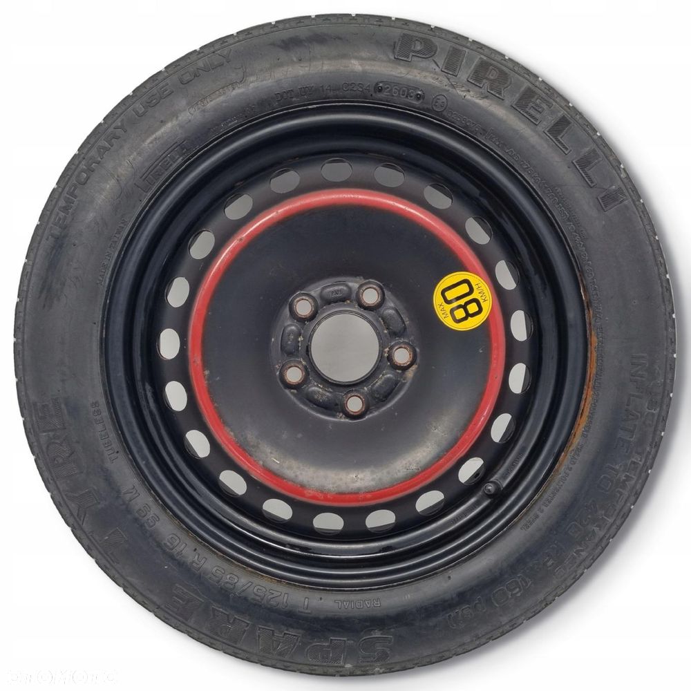 KOŁO DOJAZDOWE Ford C-Max Focus Mk2 II 125/85 R16 5x108 1S71ME dojazdówka - 1