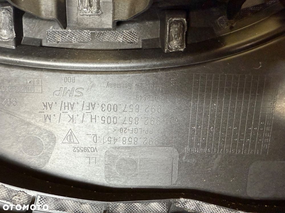 PORSCHE 911 992 DESKA KONSOLA 992857003AFSXP 992857003AF 992858451 ORYGINAL - 3