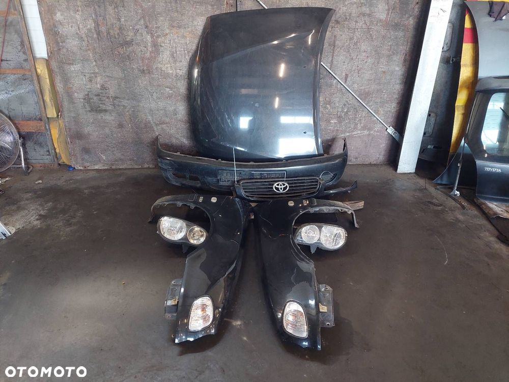 KOMPLETNY PRZÓD MASKA ZDERZAK LAMPY TOYOTA COROLLA E11 LIFT HB 3D 205 - 1