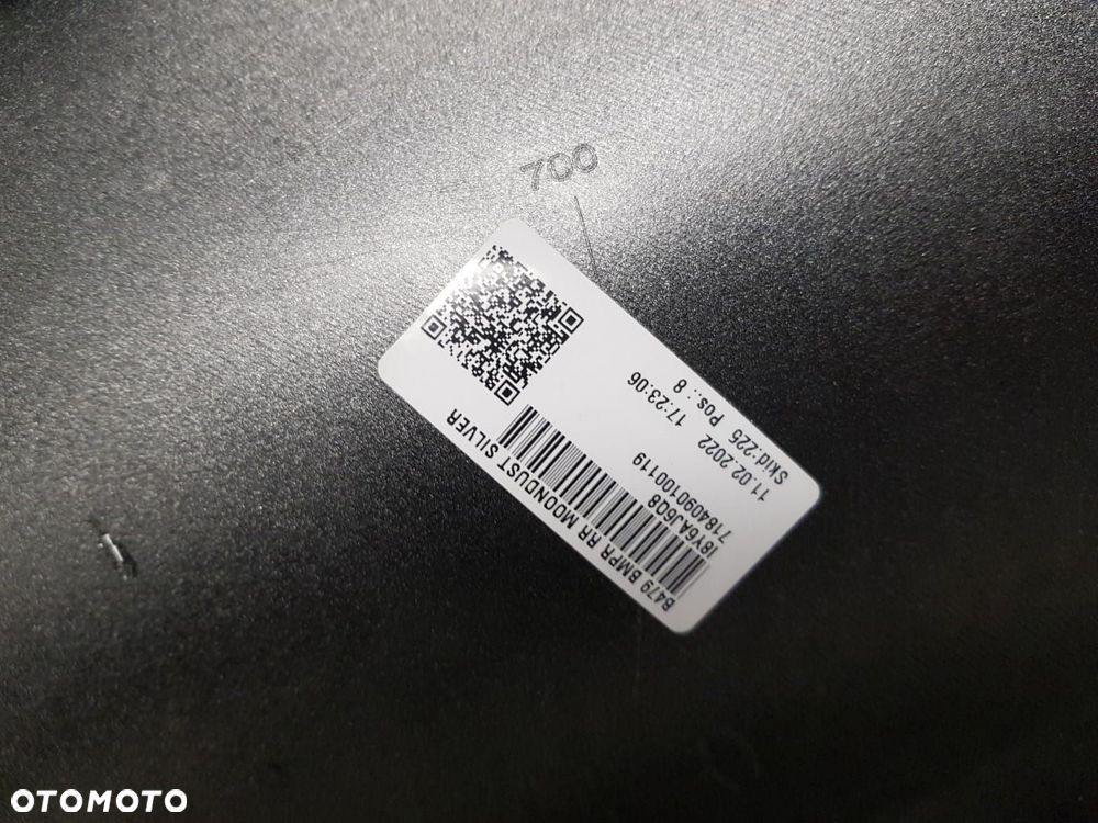 FABRYCZNIE NOWY ORYGINALNY ZDERZAK TYLNY TYŁ FORD FIESTA MK8 VIII 8 6XPDC KOLOR MOONDUST SILVER B479 - 10