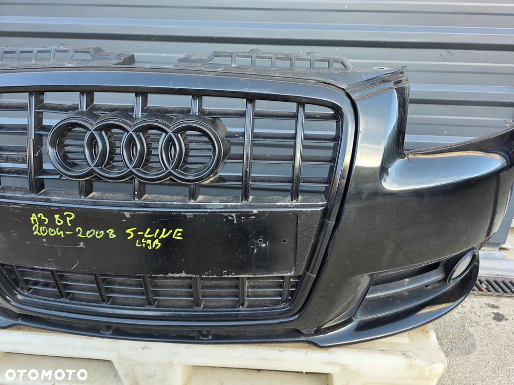 ZDERZAK PRZÓD AUDI A3 8P S LINE 2004-2008 LY9B KOMPLETNY ORYGINAŁ ! - 7