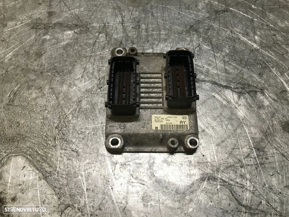 CENTRALINA DO MOTOR OPEL CORSA D 1.4i 55557934 0261208941 - 1