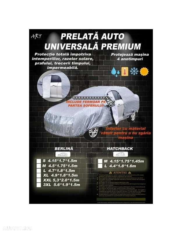 Husa prelata auto PREMIUM pt orice masina S,M,L,XL,XXL impermeabila - 8