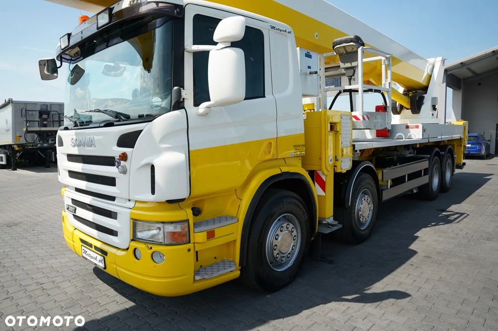 Scania P 380 / 8x4 / PODNOŚNIK KOSZOWY / PALFINGER WT 700 / WYSOKOŚĆ ROBOCZA 70 M / - 9