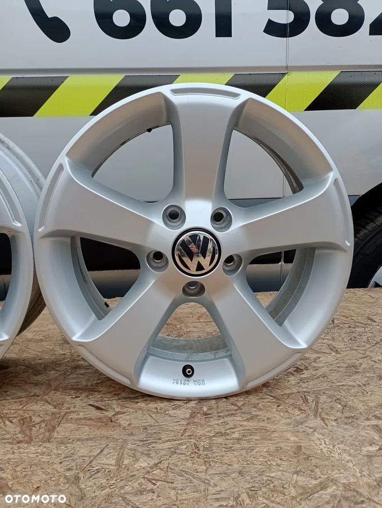 FELGI ALUMINIOWE 5x112 R16 6,5J ET42 VOLKSWAGEN BEETLE CADDY EOS GOLF JETTA PASSAT SCIROCCO SHARAN T4 TIGUAN TOURAN TRANSPORTER T-ROC - 7
