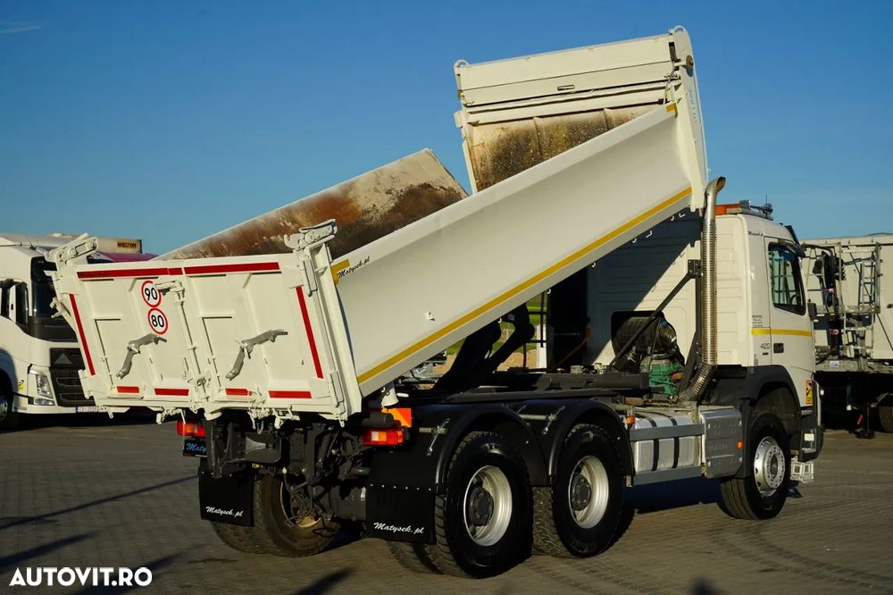 Volvo FMX 420 / 6X4 / BASCULATOR DUBLU / HIDROPOTOME / BODRMATIC / I-SHIFT / EURO 6 - 5