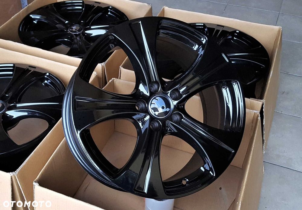 Alufelgi 18 5x112 Skoda Octavia Superb Kodiaq Karoq Czarne ! 630#