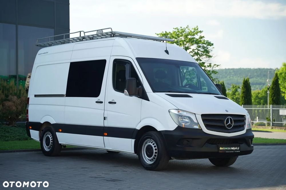 Mercedes-Benz SPRINTER 310 CDI / BRYGADÓWKA  7 MIEJSC / MANUAL / BLASZAK / FURGON - 2