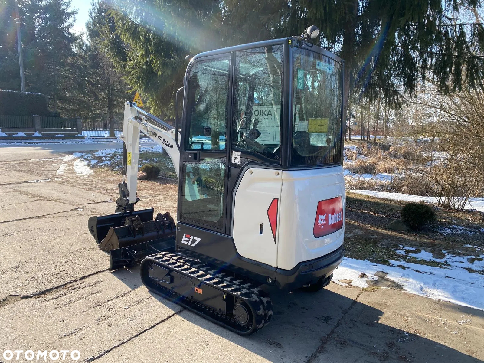 Bobcat E17 | 2019R | PO SERWISIE | 3 ŁYŻKI! | FV - 2