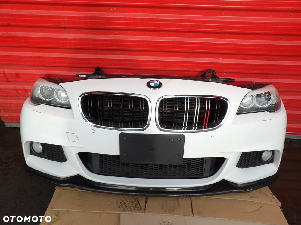 BMW - F10,F11 - PRZED LIFT - M PAKIET - KOMPLETNY PRZÓD - MASKA , BLOTNIKI , ZDERZAK , LAMPY , PAS PRZEDNI Z CHŁODNICAMI - STAN IDEALNY - 1
