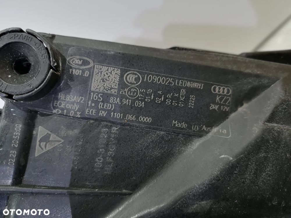 Lampa Lewa Prawa Audi Q3 83A FULL LED Komplet Kompletne Przód Przednie - 6