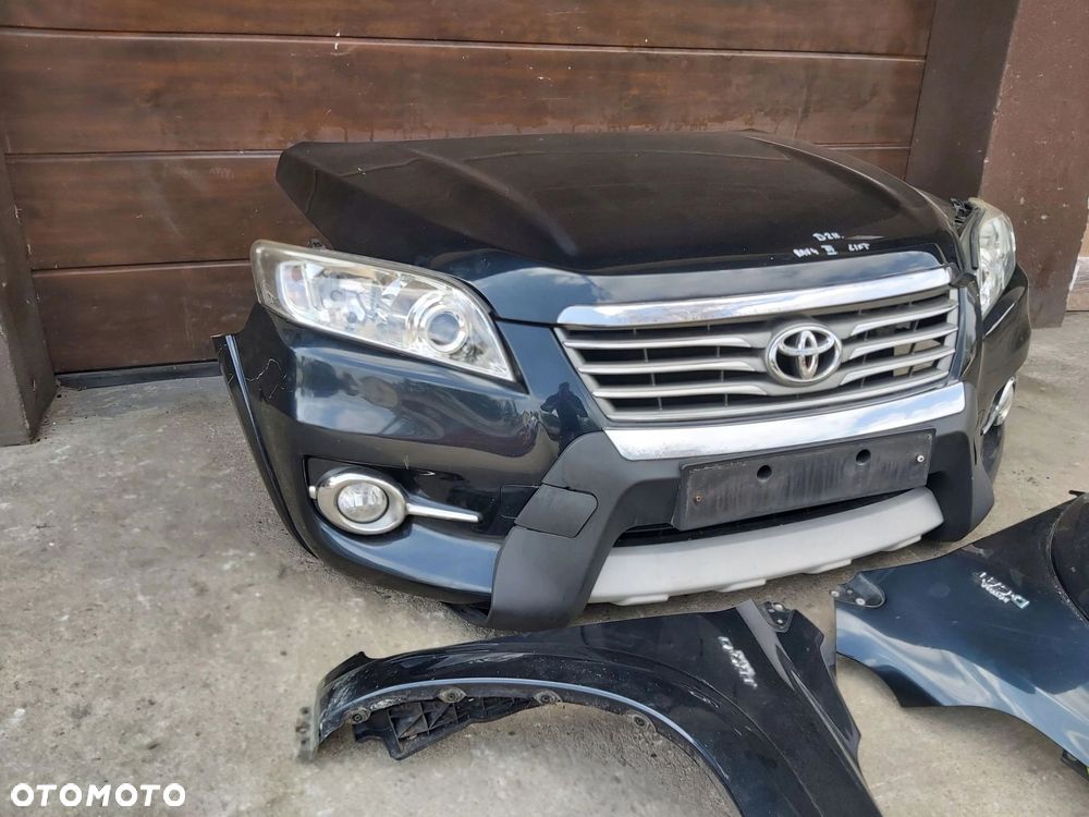 Toyota Rav4 III LIFT kompletny przód zderzak maska pas lampa błotnik 10-12r - 3
