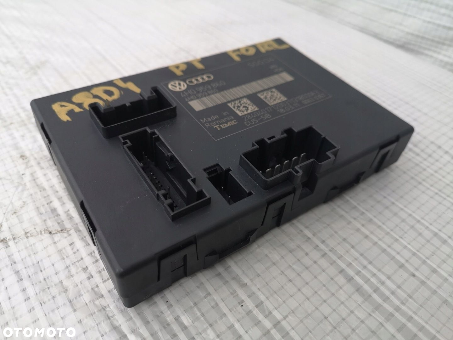 AUDI A8 D4 4H0 MODUŁ STEROWNIK FOTELA TYŁ PRAWY 4H0959860 - 2