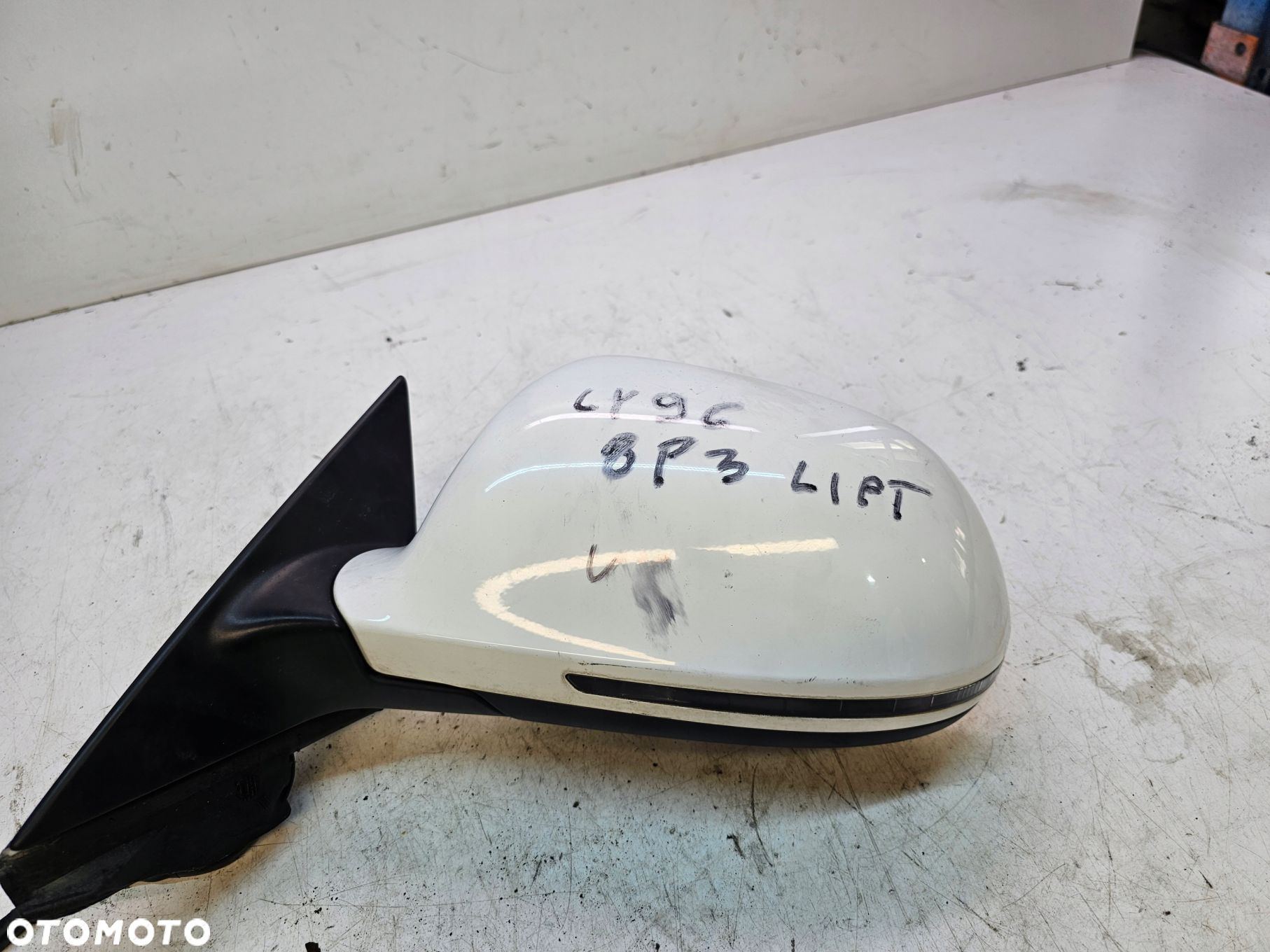 LUSTERKO LEWY PRZÓD AUDI A3 8P LIFT 8P3 LY9C 10-PIN UK - 6