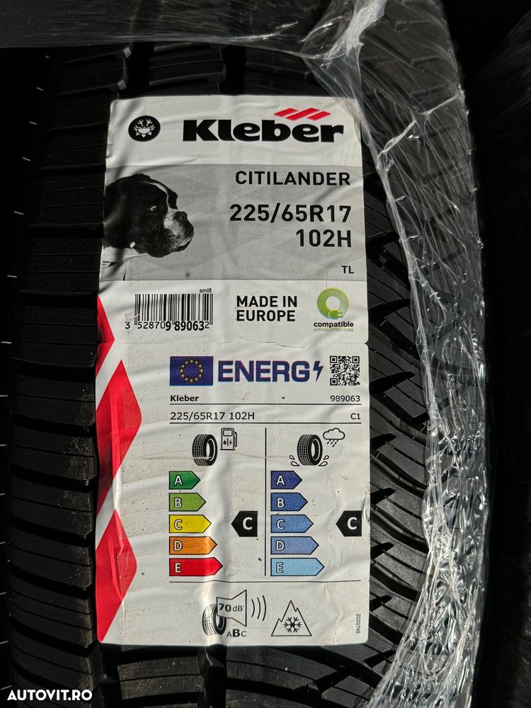 Vând 4 anvelope 225/65/17 Kleber allseason noi - 2