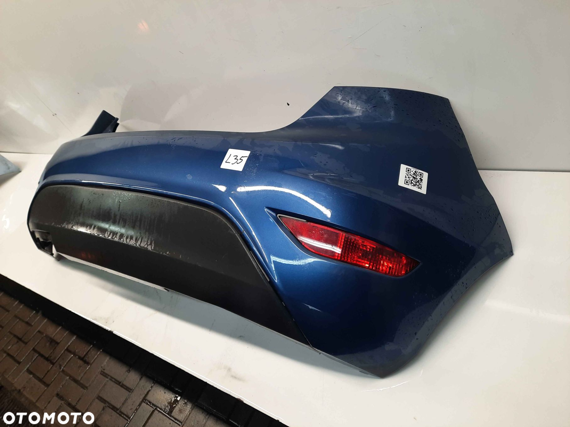 } ZDERZAK TYŁ TYLNY FORD FIESTA MK.7 7 VII C9 NIEBIESKI - 3