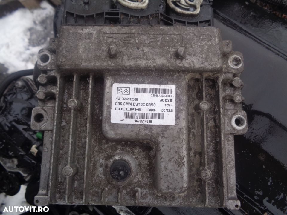 Vand Calculator Motor Ecu Peugeot 508 2.0 HDI 163CP RH02 din 2014 cod:9666912580 - 1