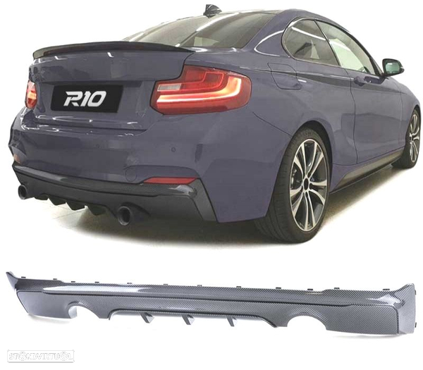 DIFUSOR PARA BMW SERIE 2 F22 F23 13- LOOK M-PERFORMANCE CARBONO